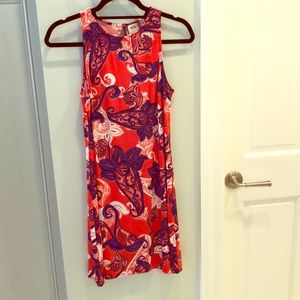 Ali Ro sleeveless paisley print dress